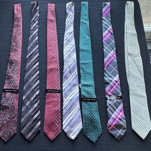 Geoffrey Beene Lot of 7 Men’s Ties